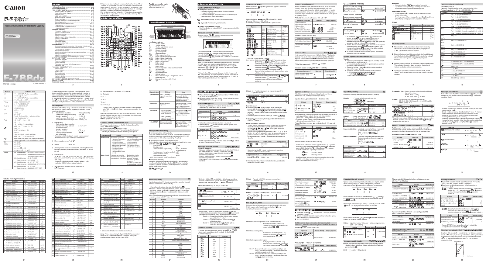 Sharp F-788dx User Manual