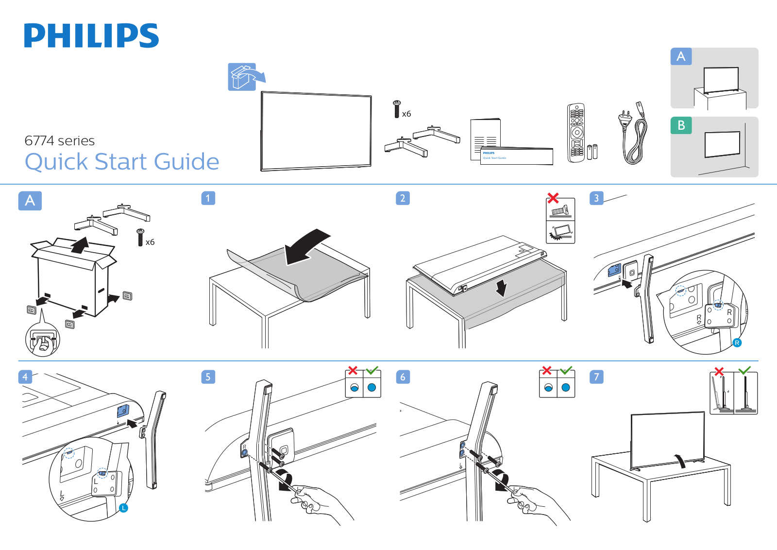 Philips 70PUT6774/71 quick start guide - ManualMachine.com