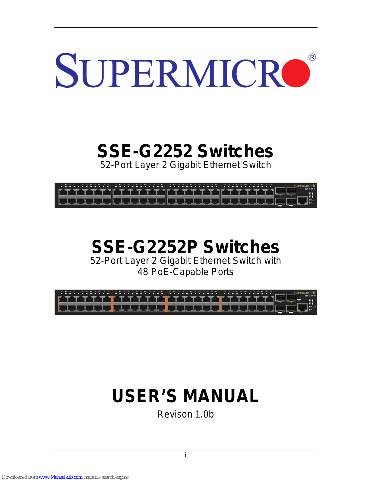 Supermicro SSE-G2252, SSE-G2252P User Manual