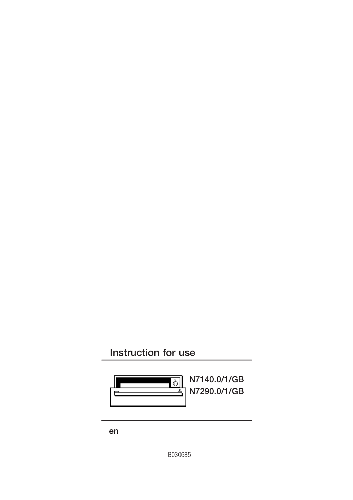 Neff N7140 user Manual