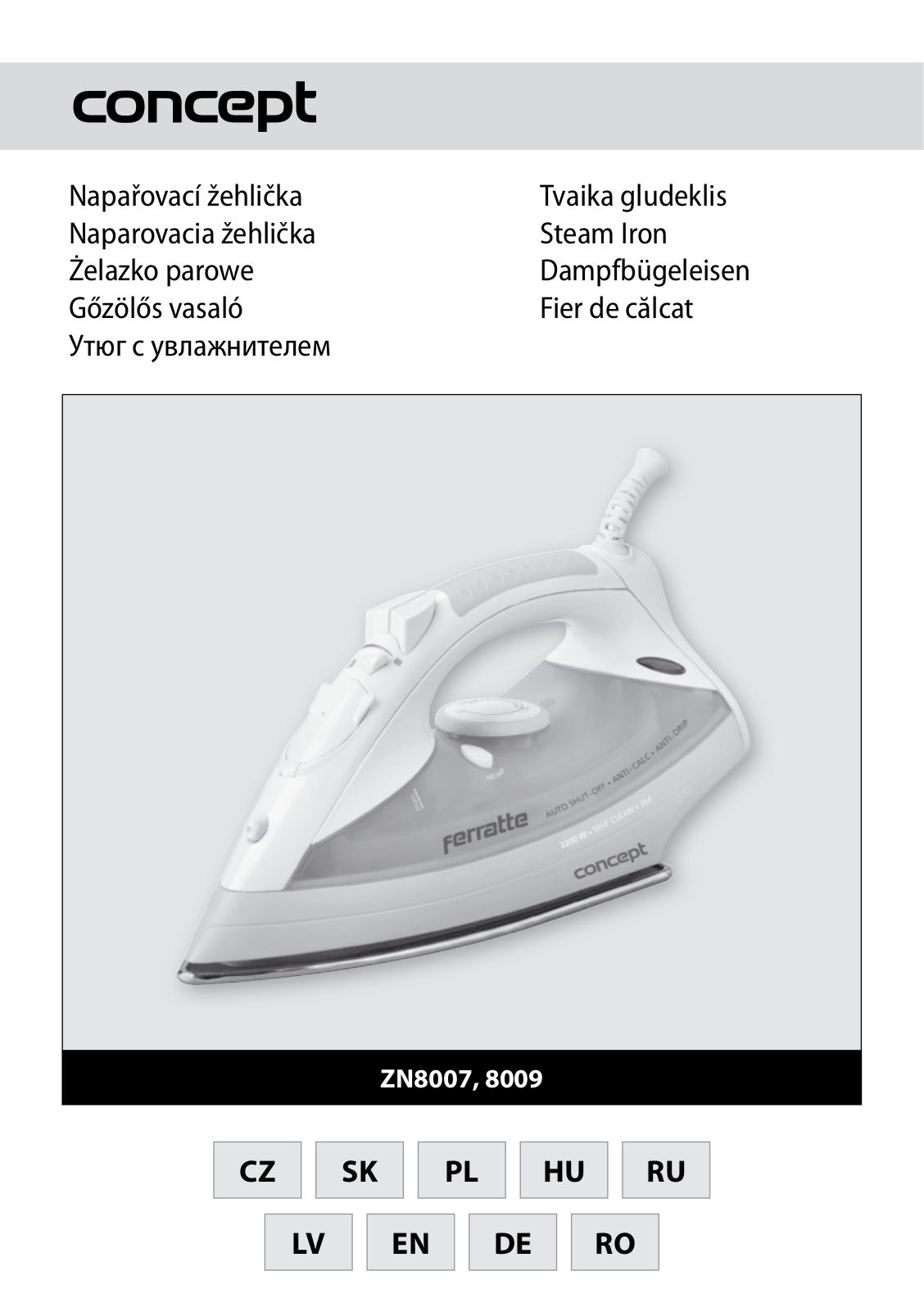 Concept ZN-8009 User Manual