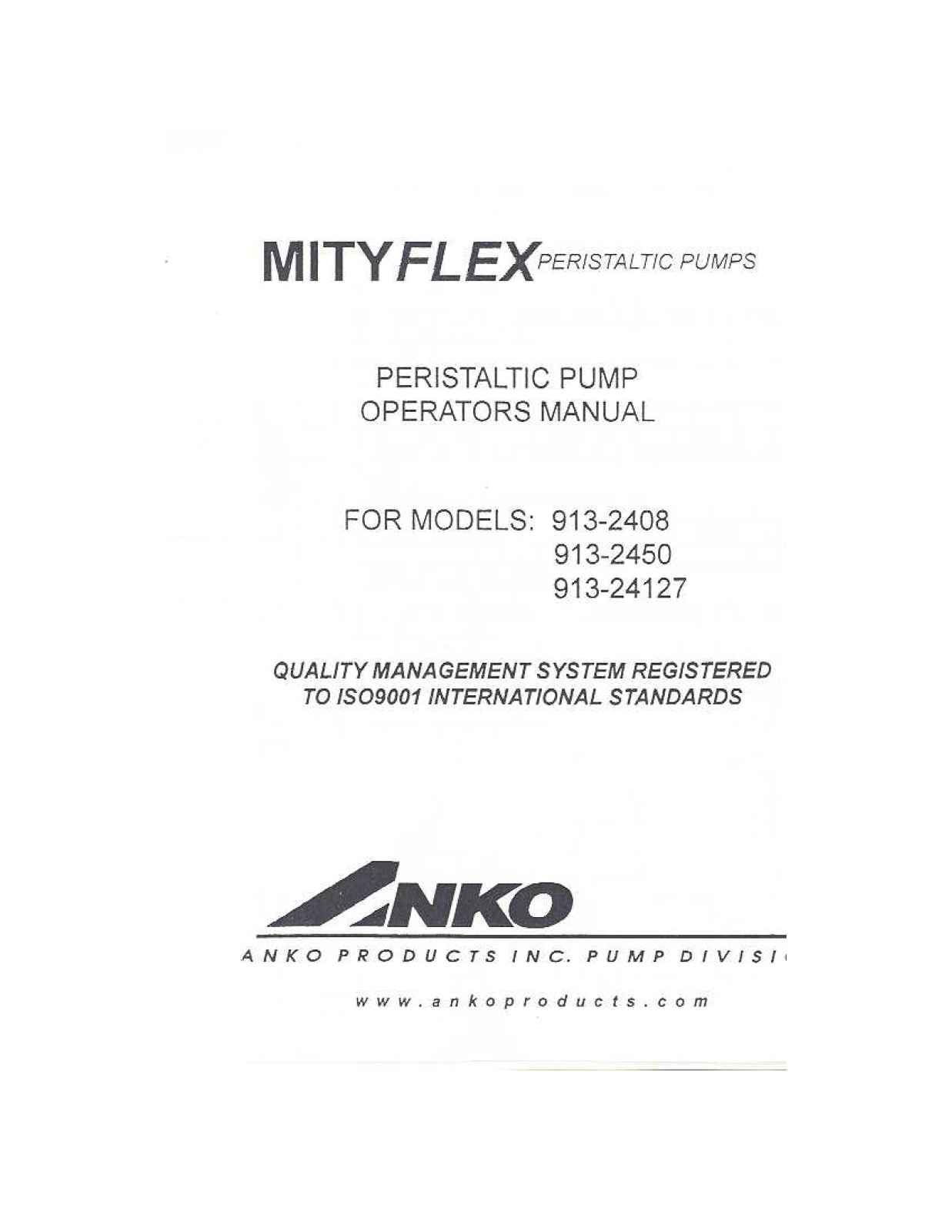 ANKO 913-2450, 913-2408, 913-24127 User Manual