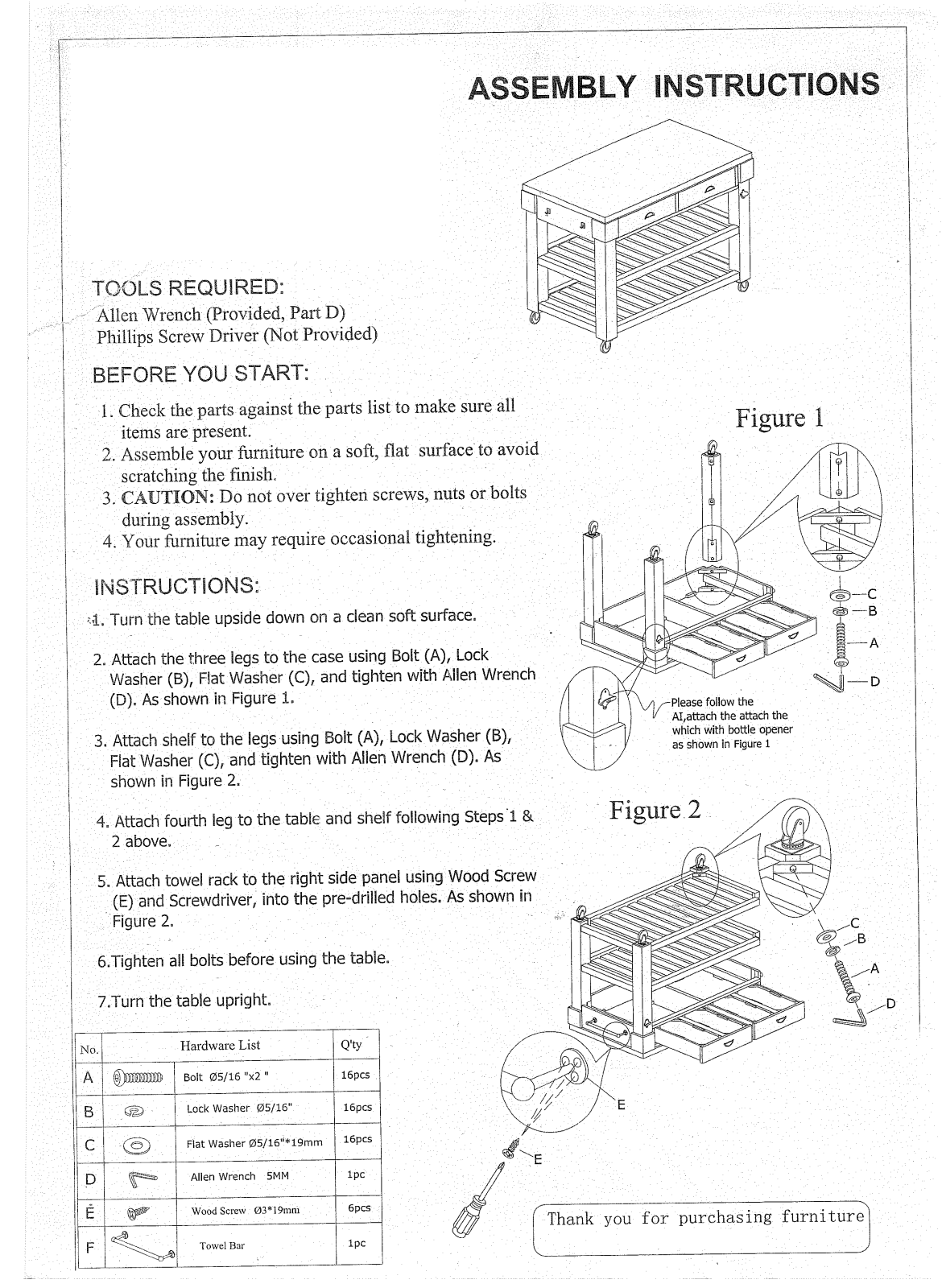 Steelside STSS5045 Assembly Instructions - ManualMachine.com