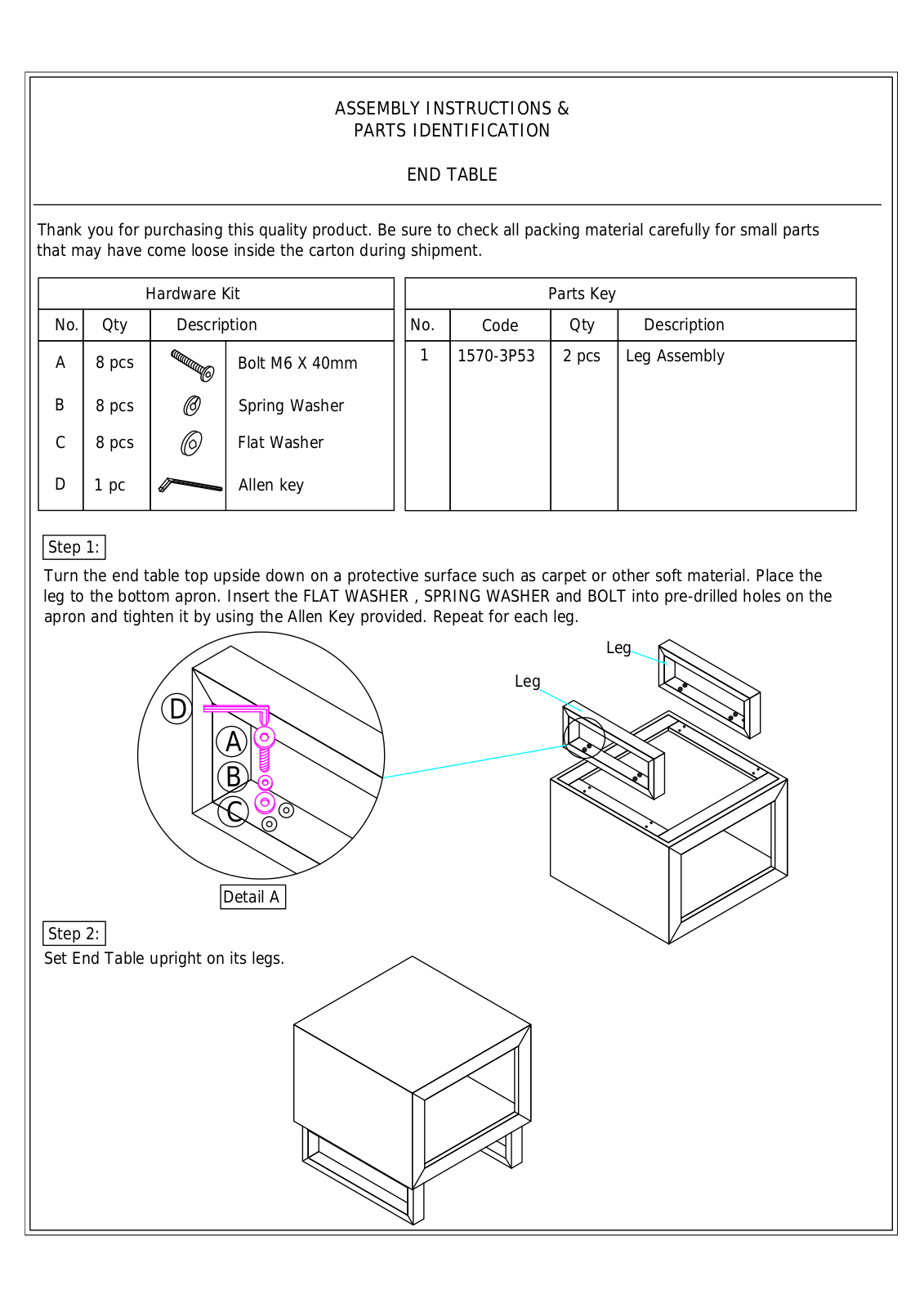 Greyleigh™ GRYL4652 Installation & Assembly - ManualMachine.com