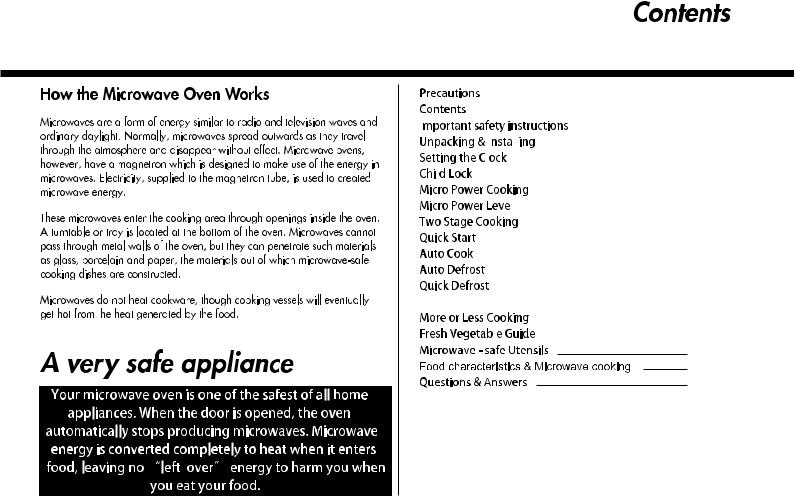 LG MS2042DB Owner’s Manual