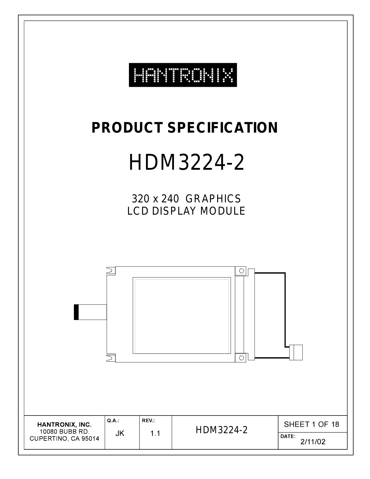 HANTRONIX HDM3224-2 Datasheet