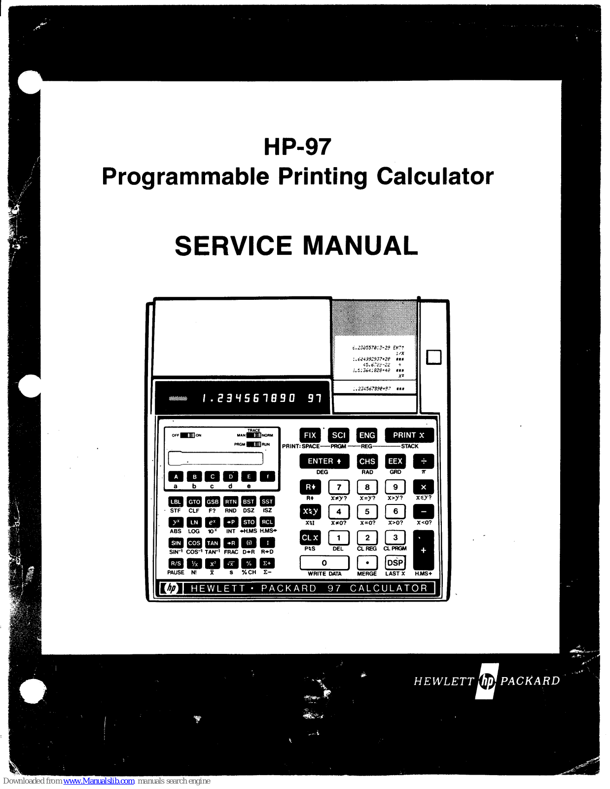 HP 97 Service Manual