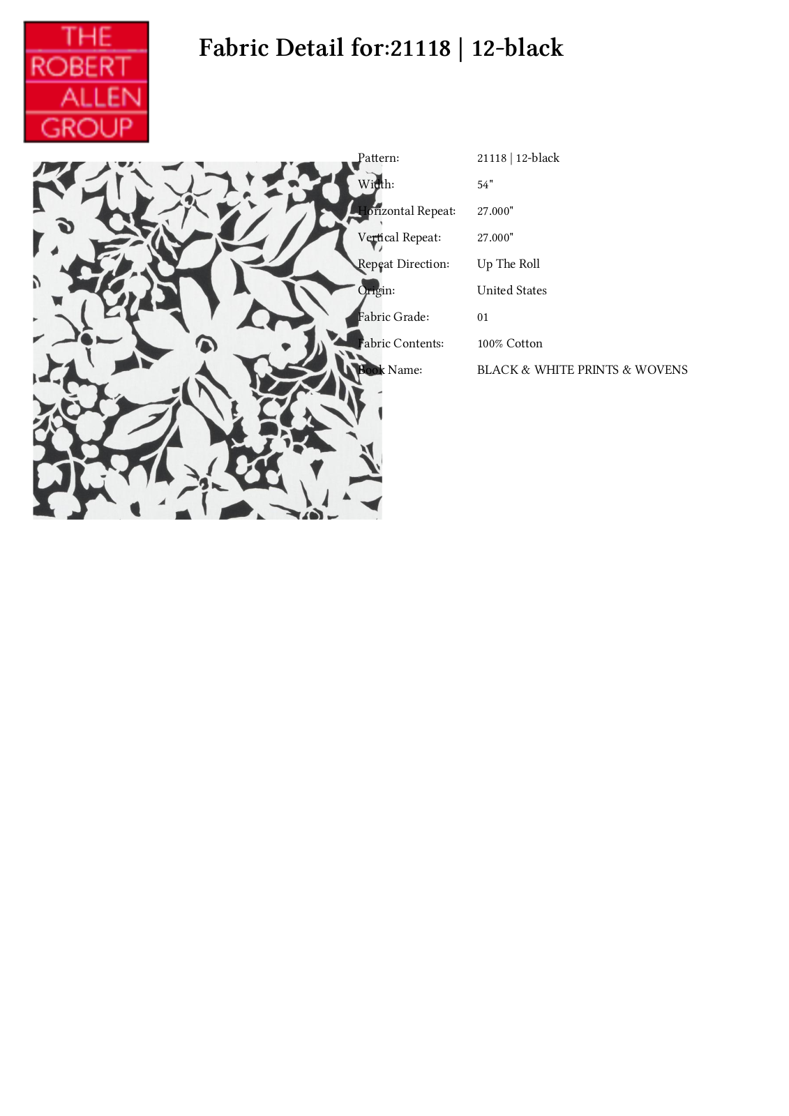 Duralee CRAL6216 Specifications - ManualMachine.com