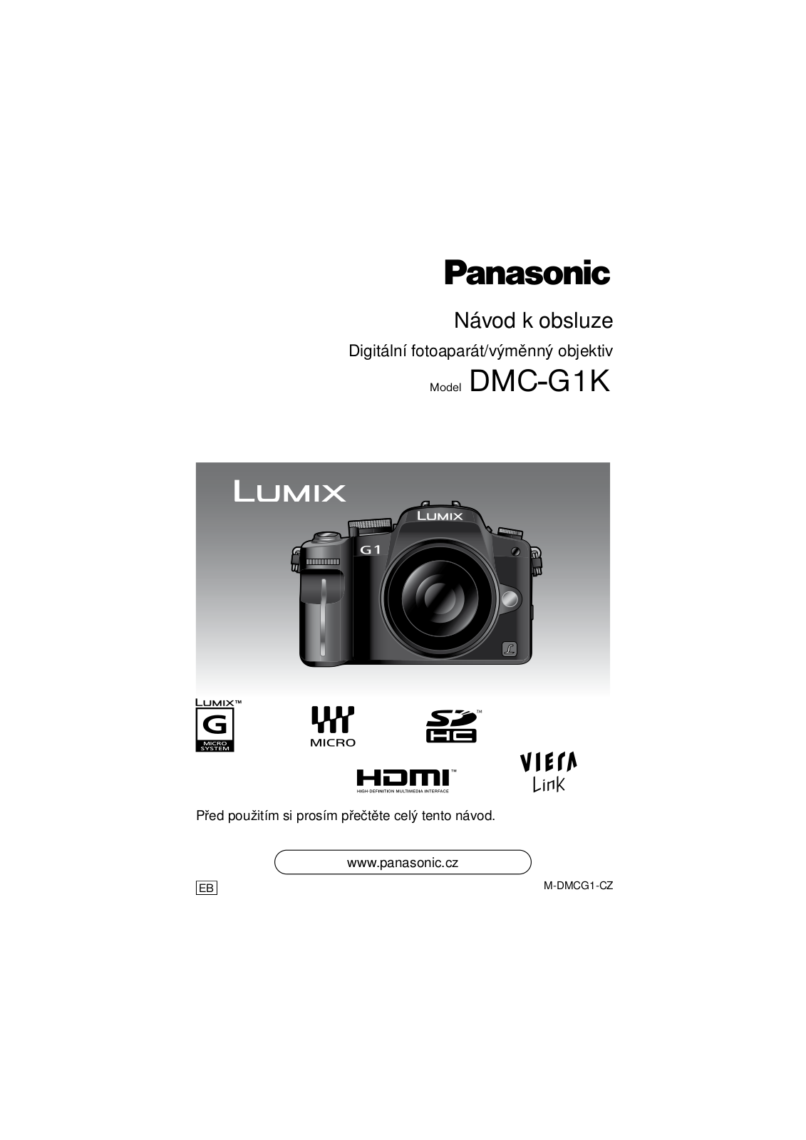 PANASONIC DMCG1K User Manual