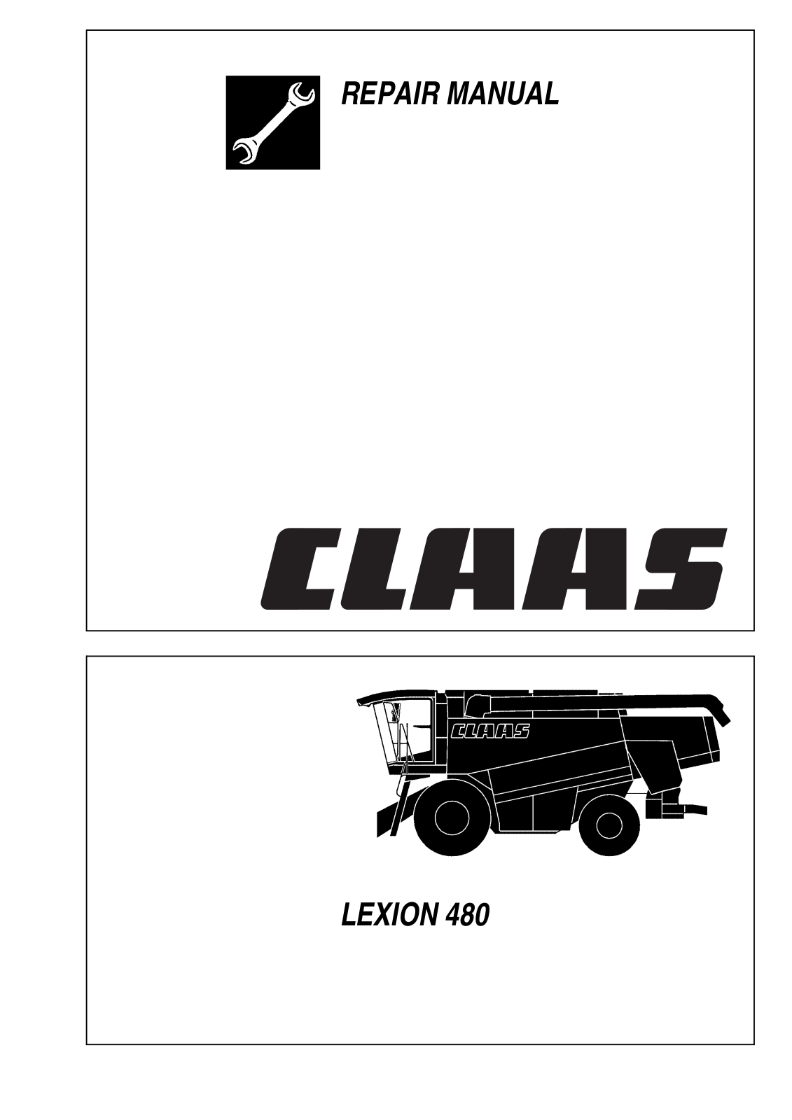 Claas Lexion 480 Repair Manual