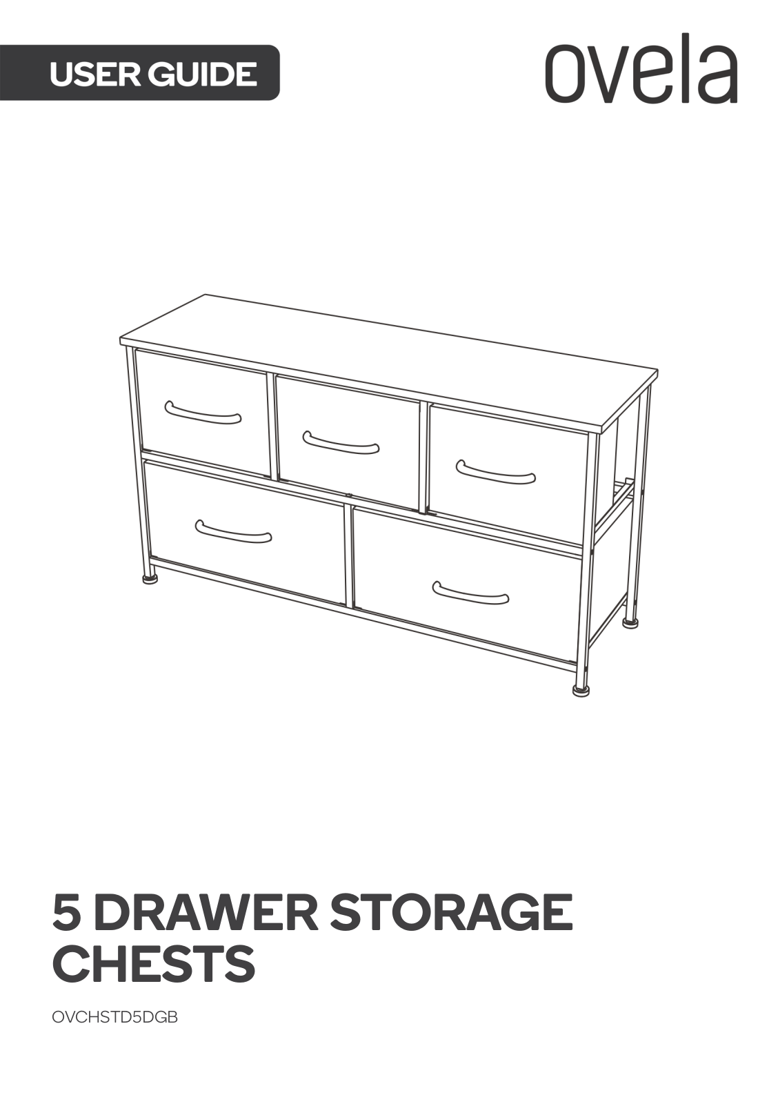 Ovela OVCHSTD5DGB User guide - ManualMachine.com