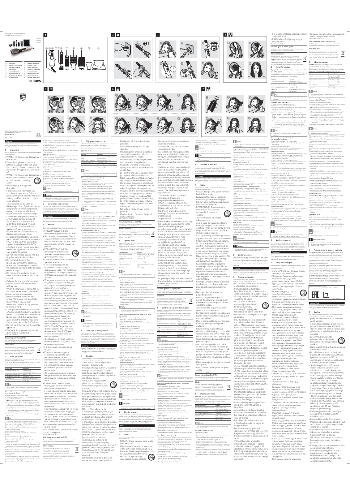 Philips HP8657/00 User manual