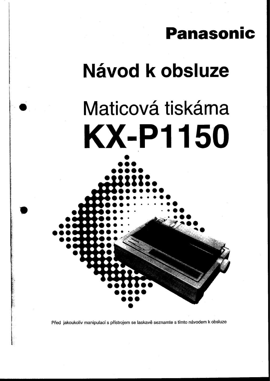 Panasonic KX-P1150 User Manual