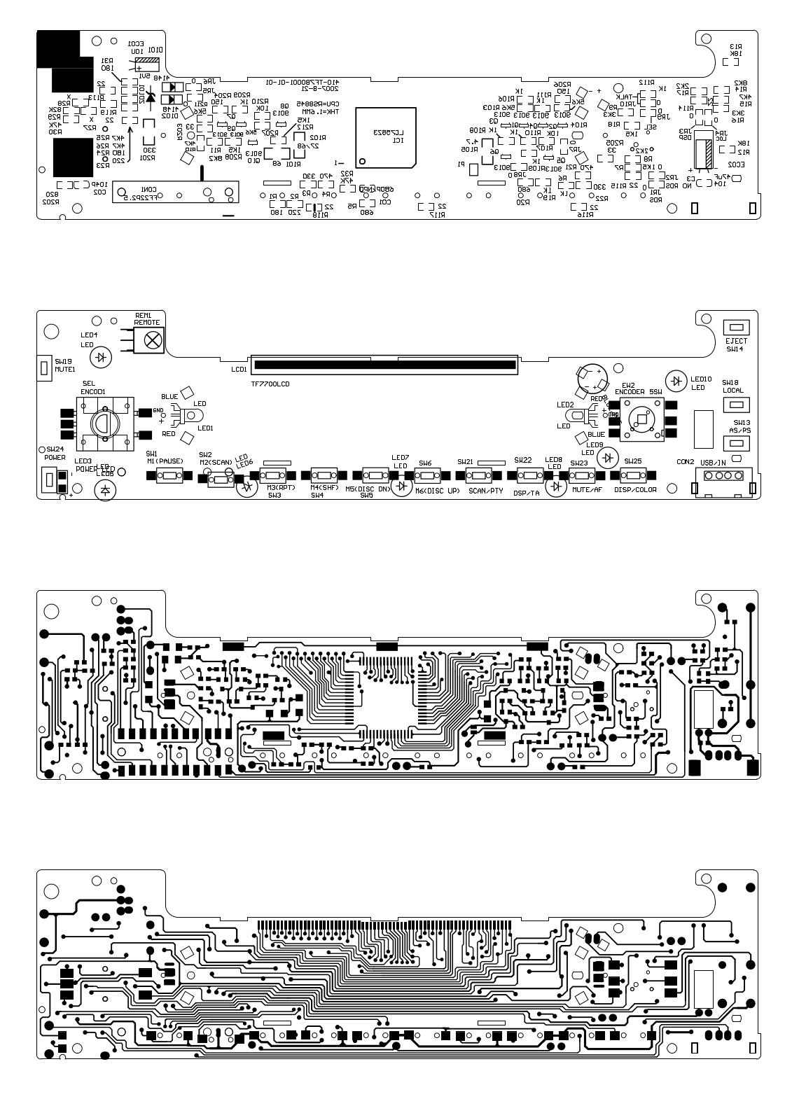 Mystery MMD-584 PCB USB PANEL