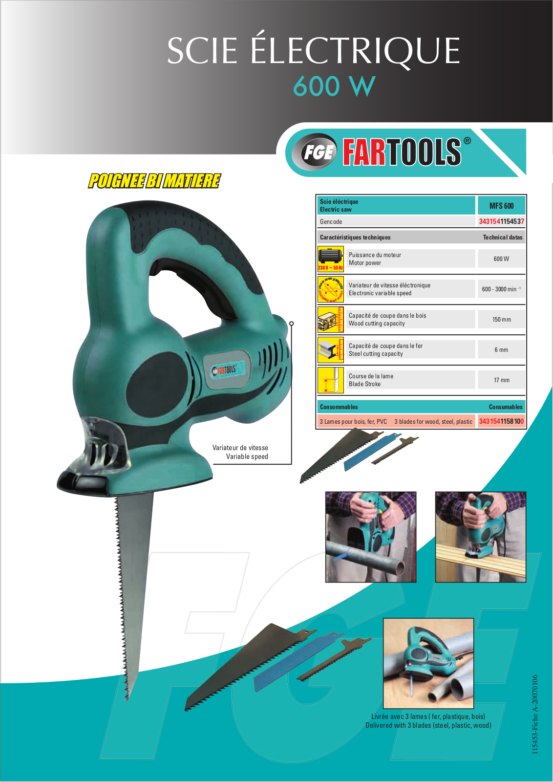 FARTOOLS MFS600 User Manual