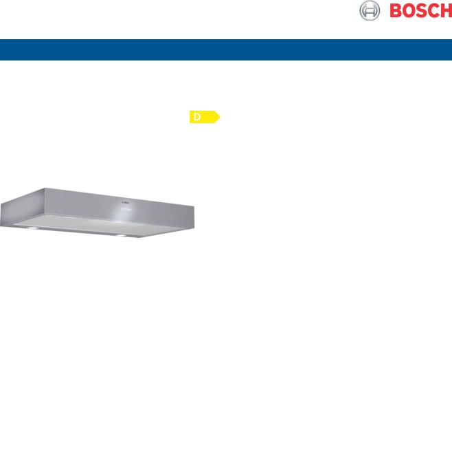 Bosch DHU965E User Manual