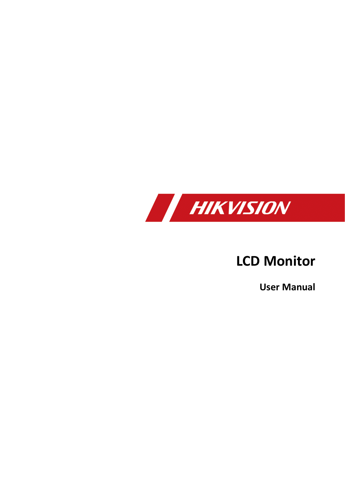 Hikvision DS-D5043FL-B User Manual