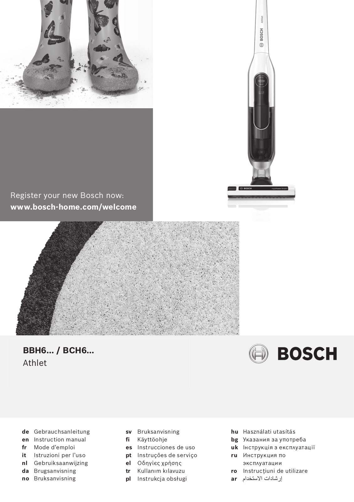 Bosch BCH65RT25K Operating Instructions