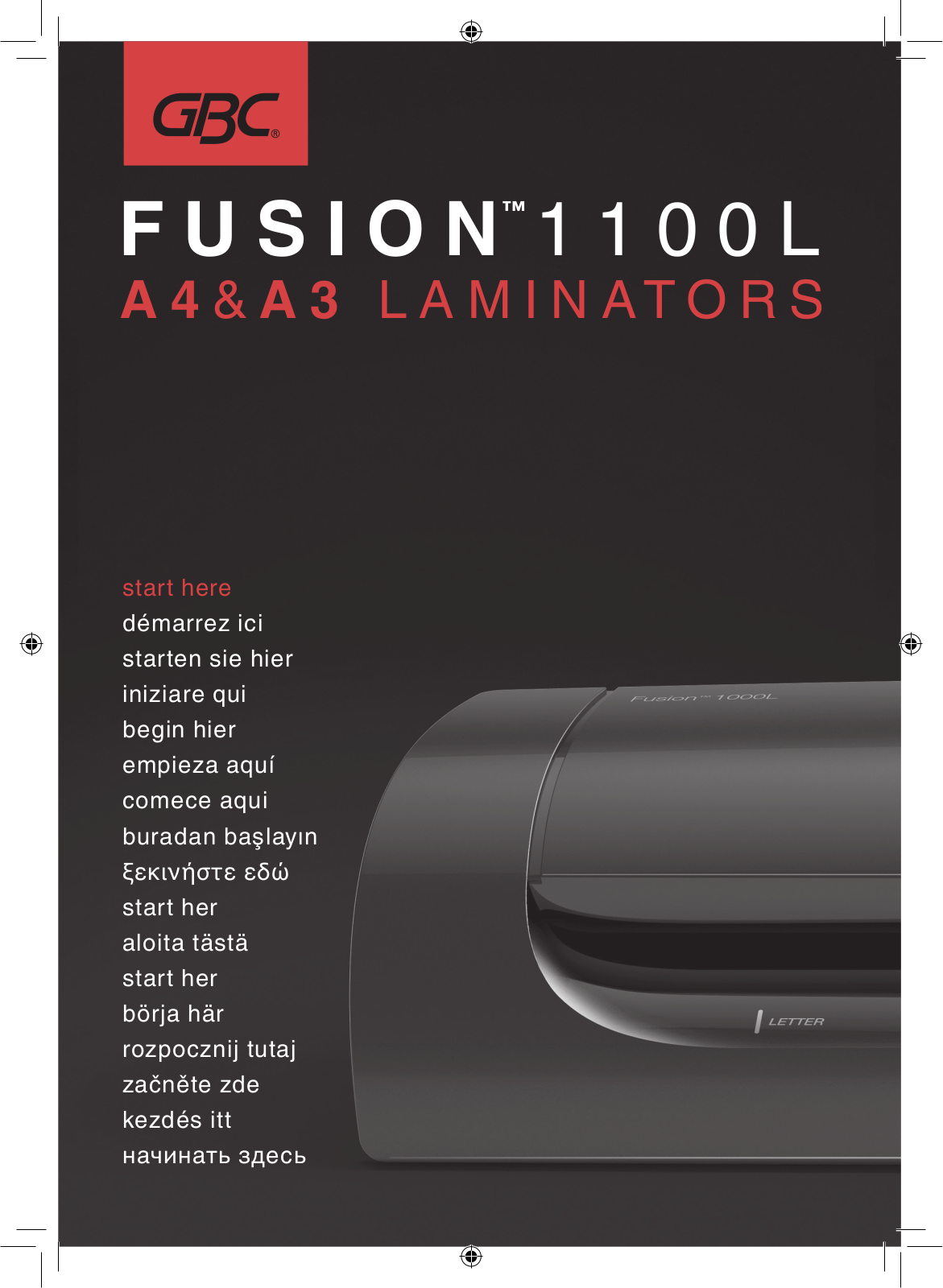 GBC FUSION 1100L User Manual