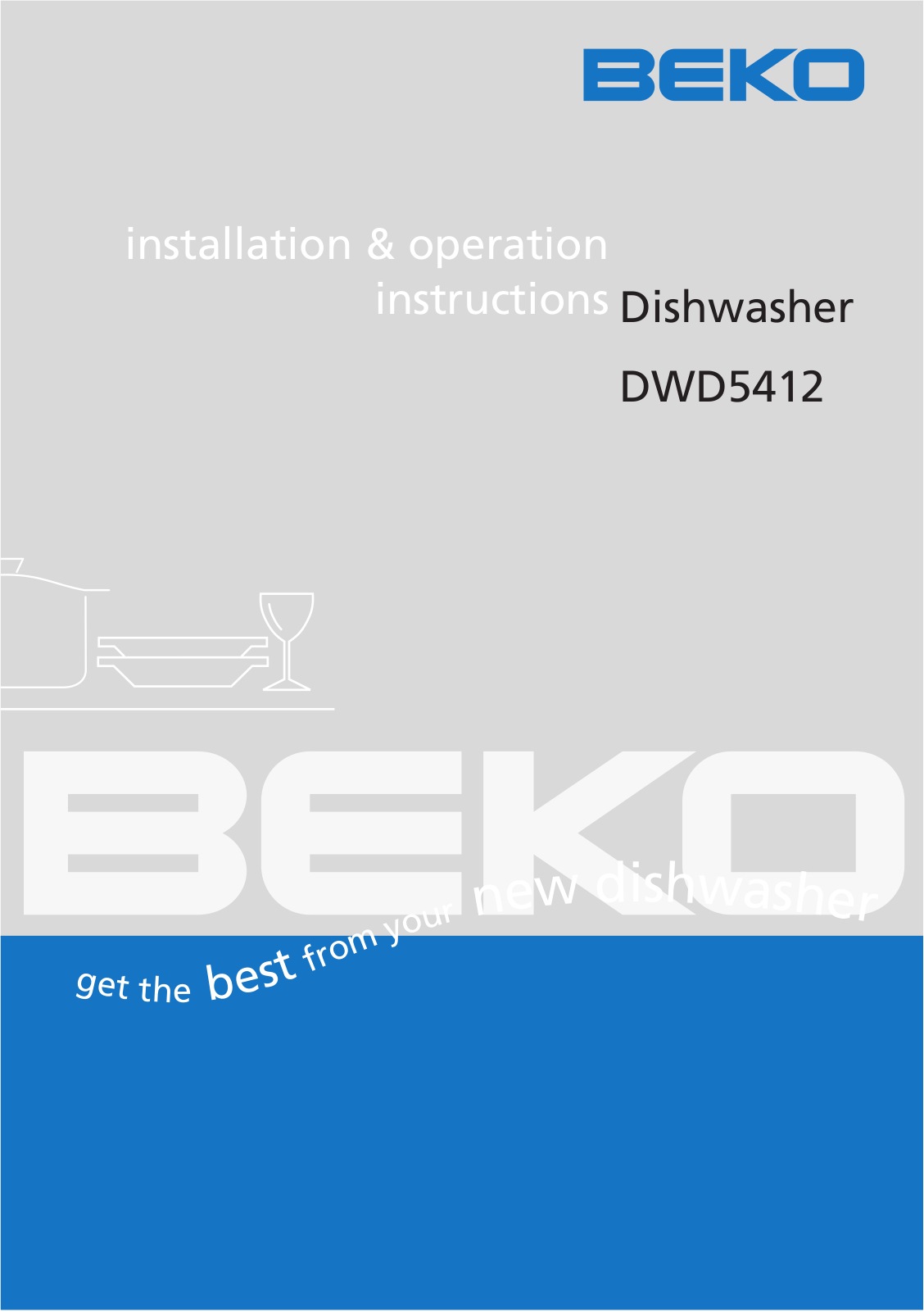 Beko DWD5412 User Manual