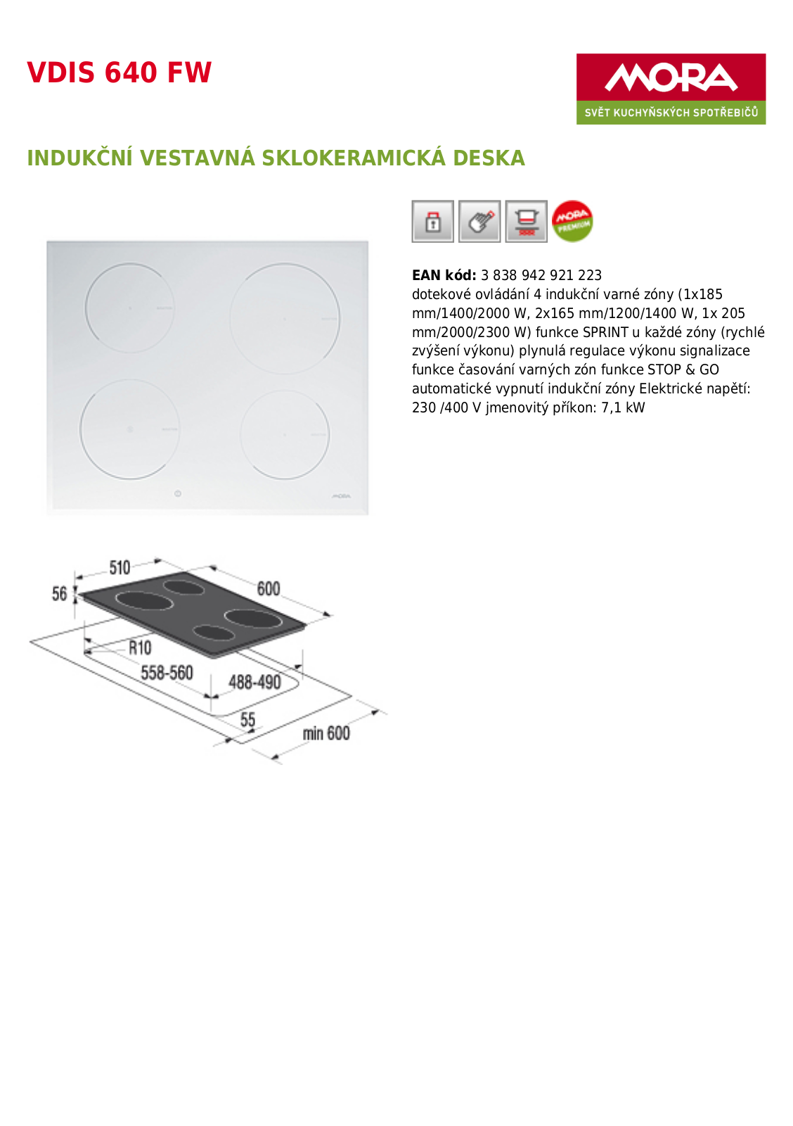 Mora VDIS 640 FW User Manual