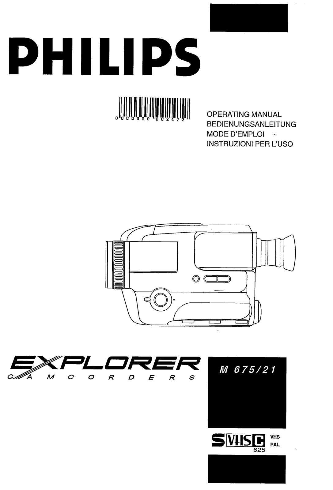 Philips M675/21 User Manual