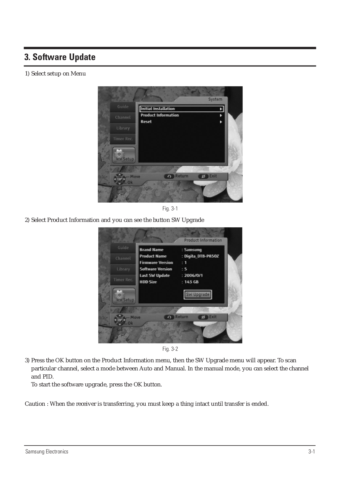 Samsung software_updaate_801 Datasheet - ManualMachine.com