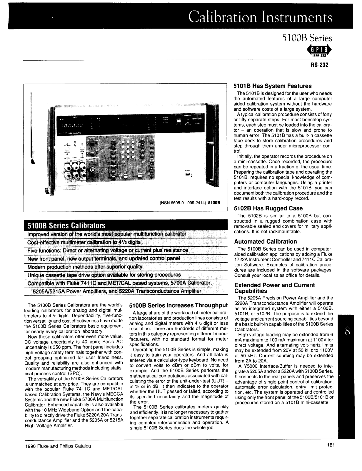 Fluke 5100B User Manual