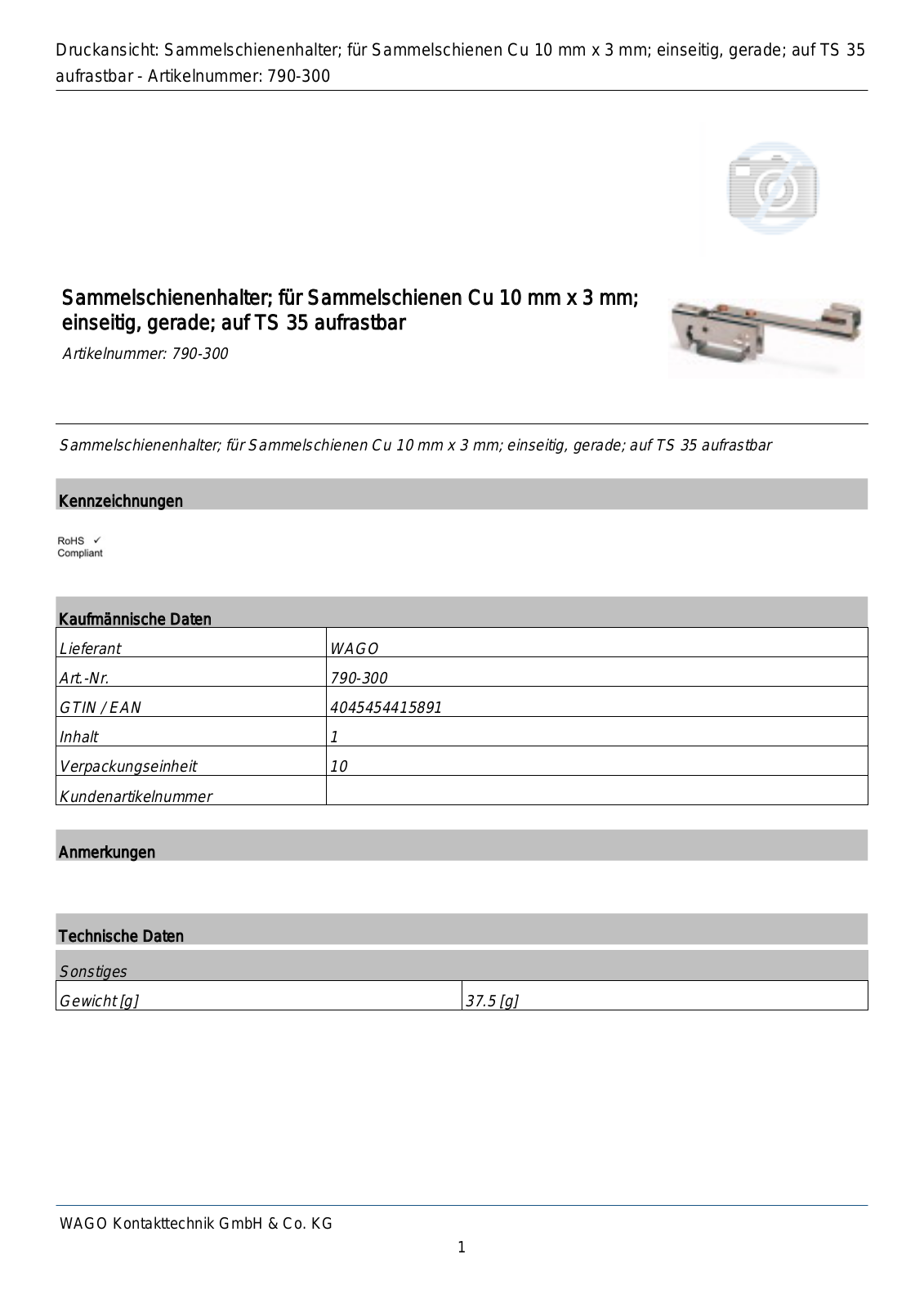 WAGO 790-300 Datasheet - ManualMachine.com