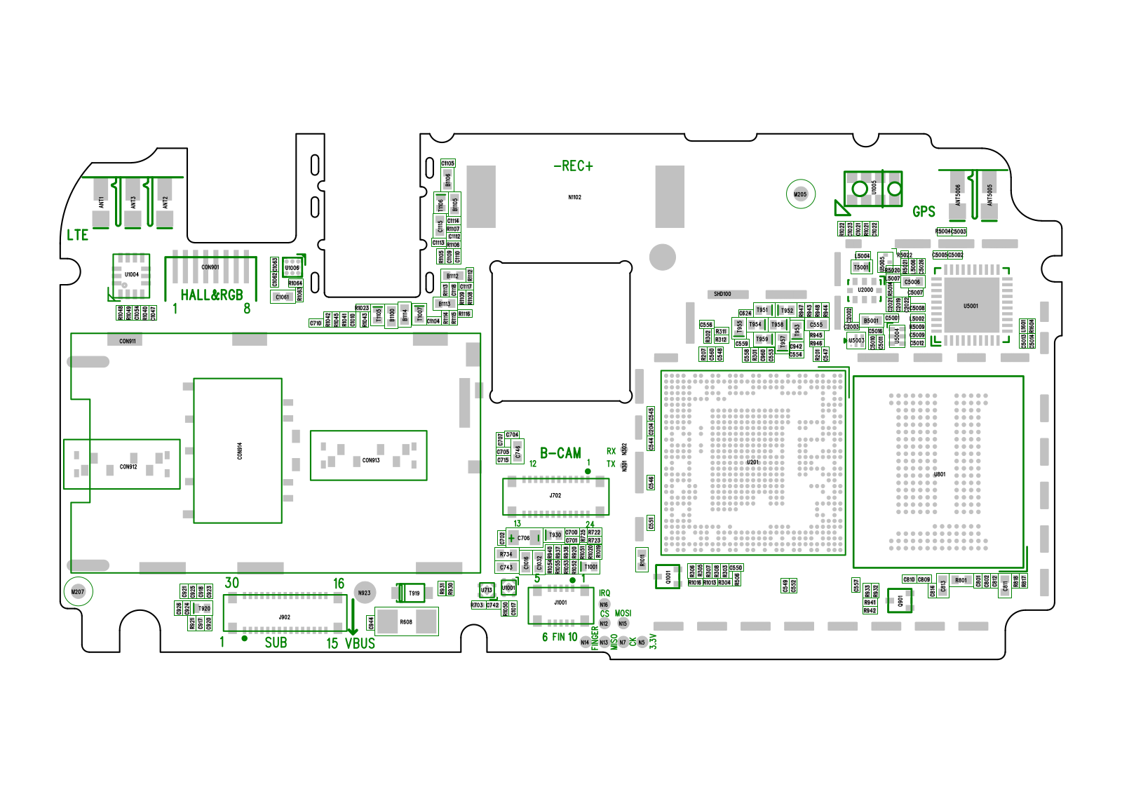 Fly FS554 PCB layout