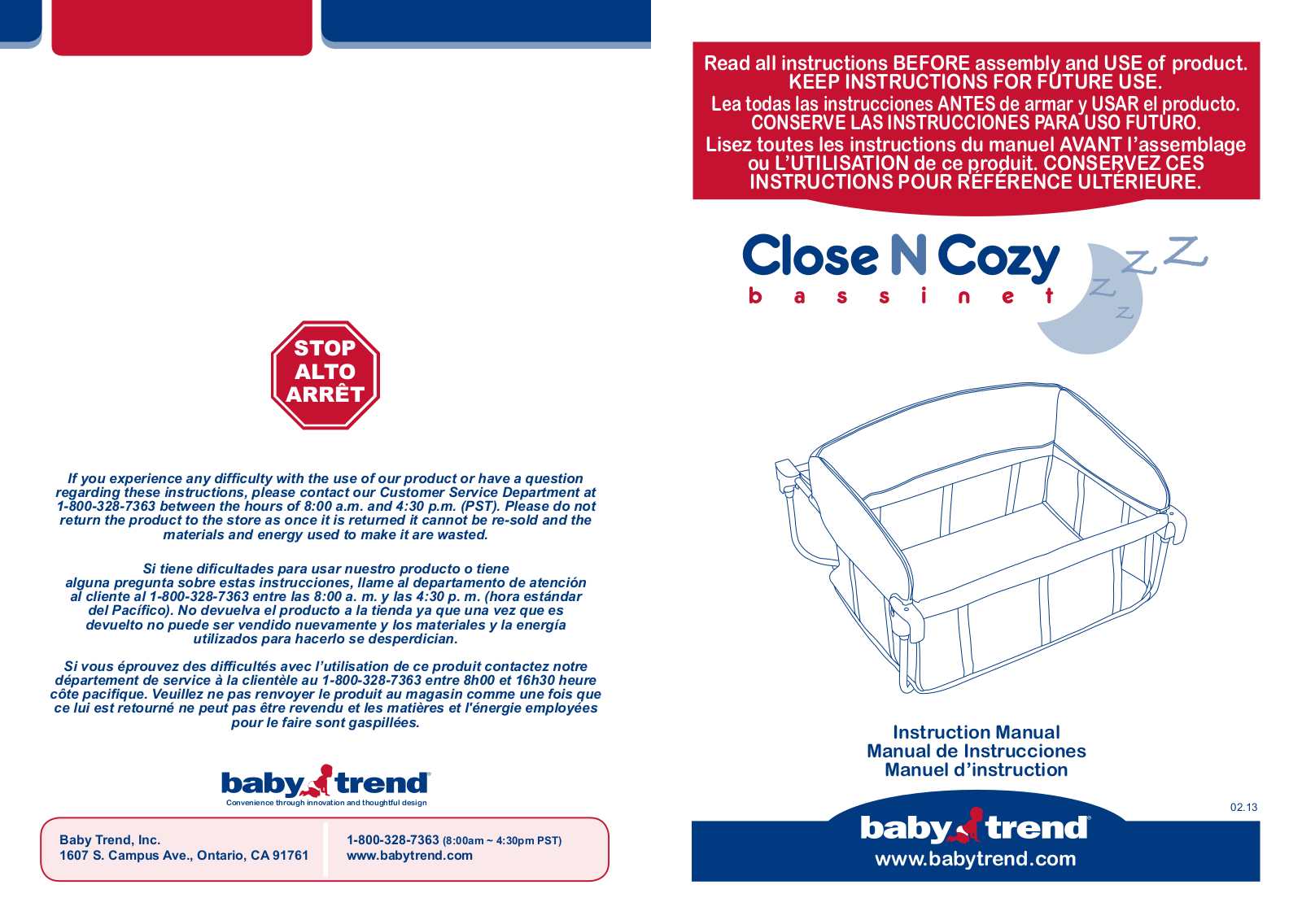 BabyTrend CA66301 User Manual