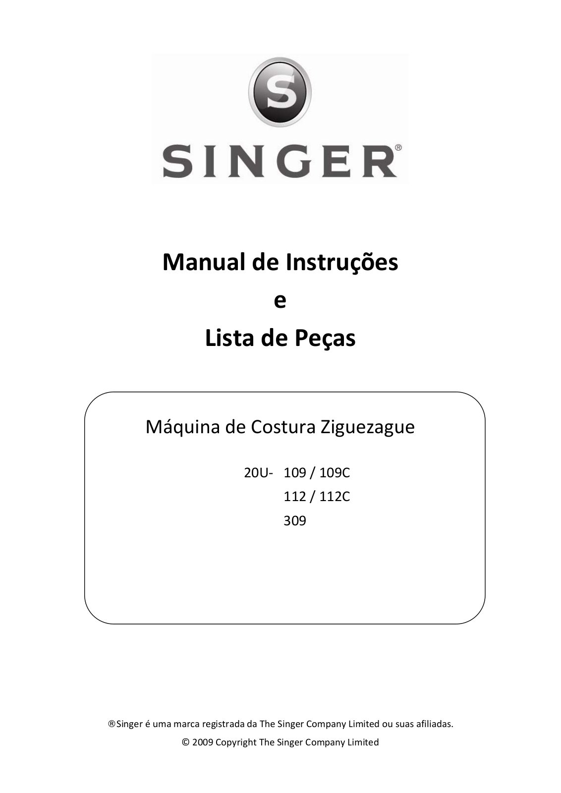 Singer 20U User Manual