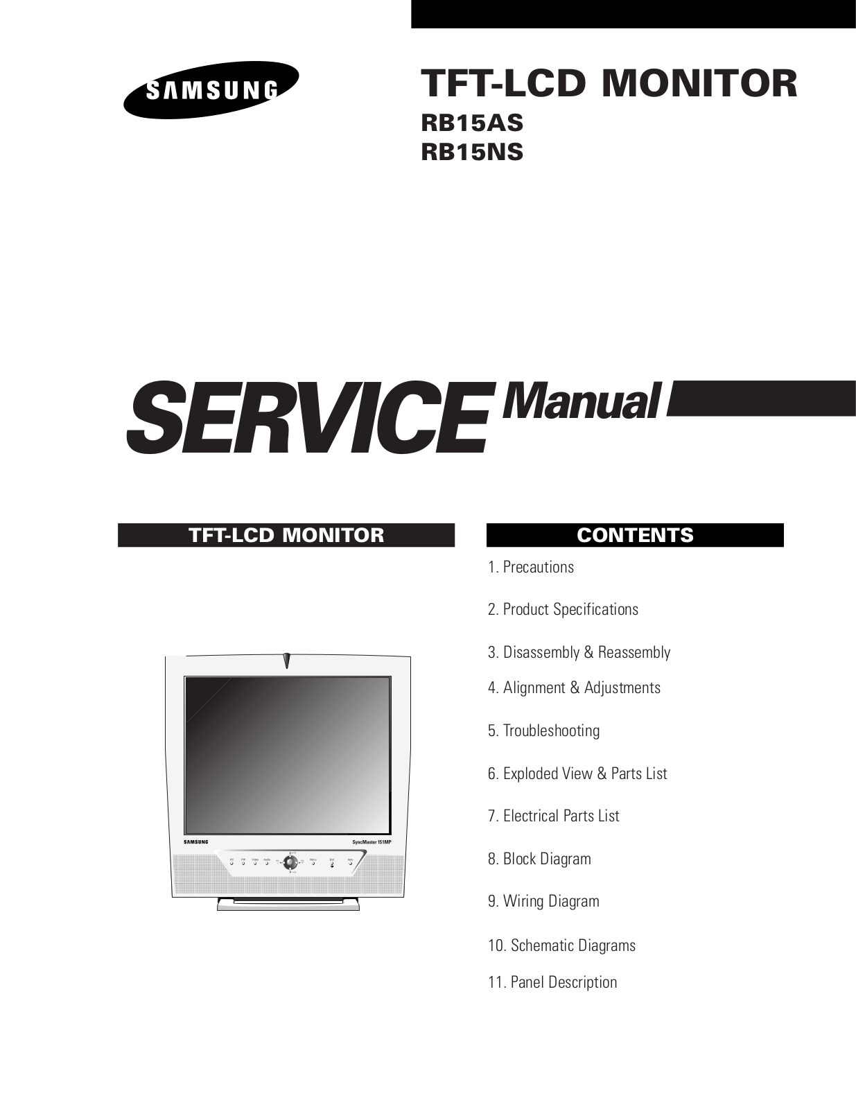 Samsung RB15AS-NS, RB15ASSS-EDC Service Manual