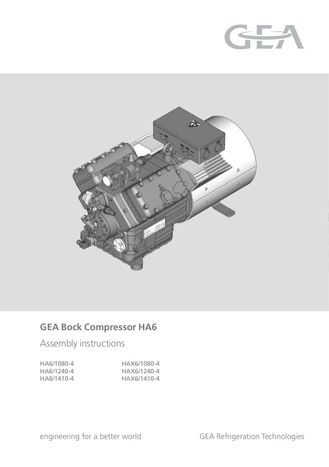 GEA Bock HA6 User Manual