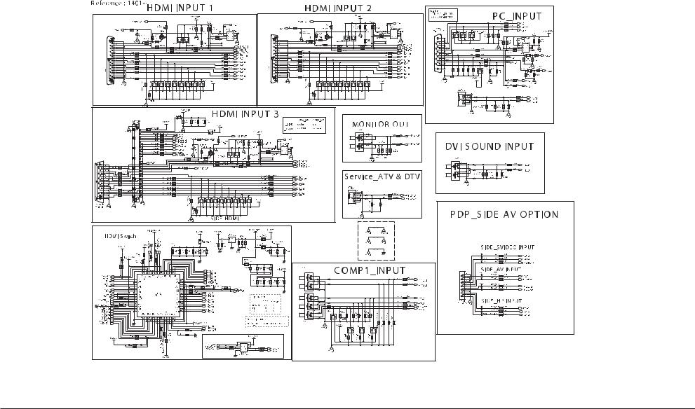 Samsung LE32R81BX Schematic