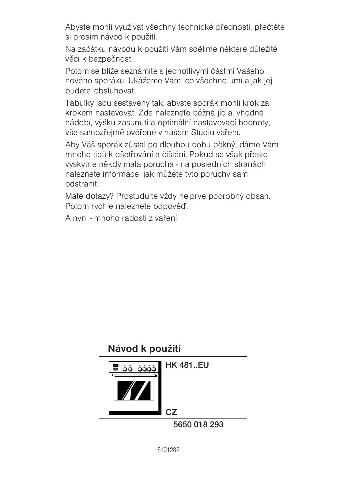 Siemens HK48155EU User Manual