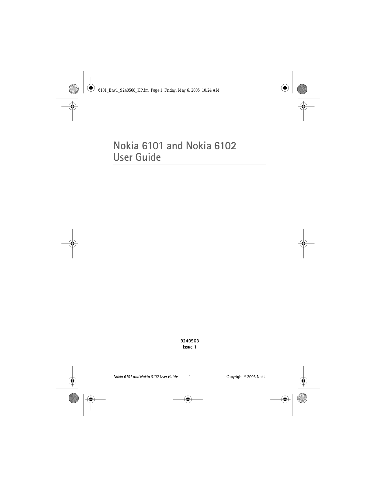 Nokia 6102, 6101 User Manual