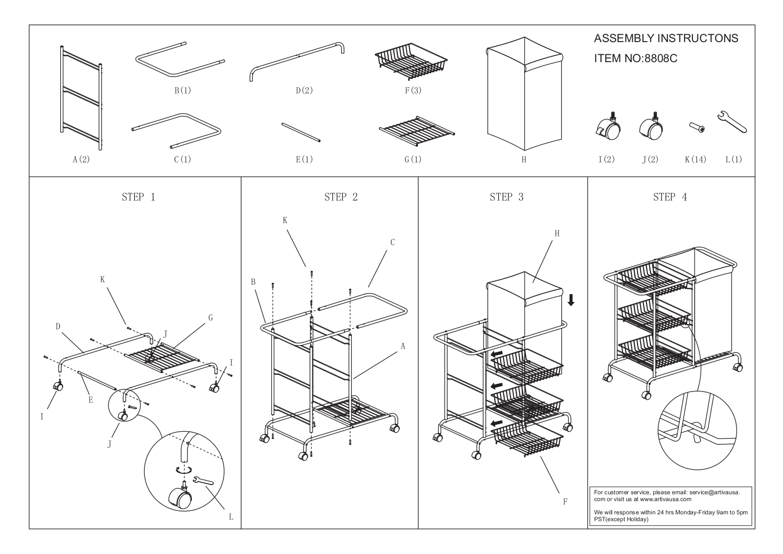 Artiva USA BPSU1004 Installation & Assembly - ManualMachine.com