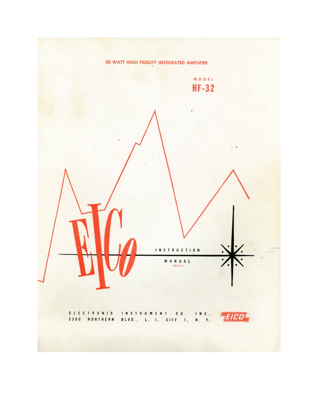 Eico HF-32 Service manual