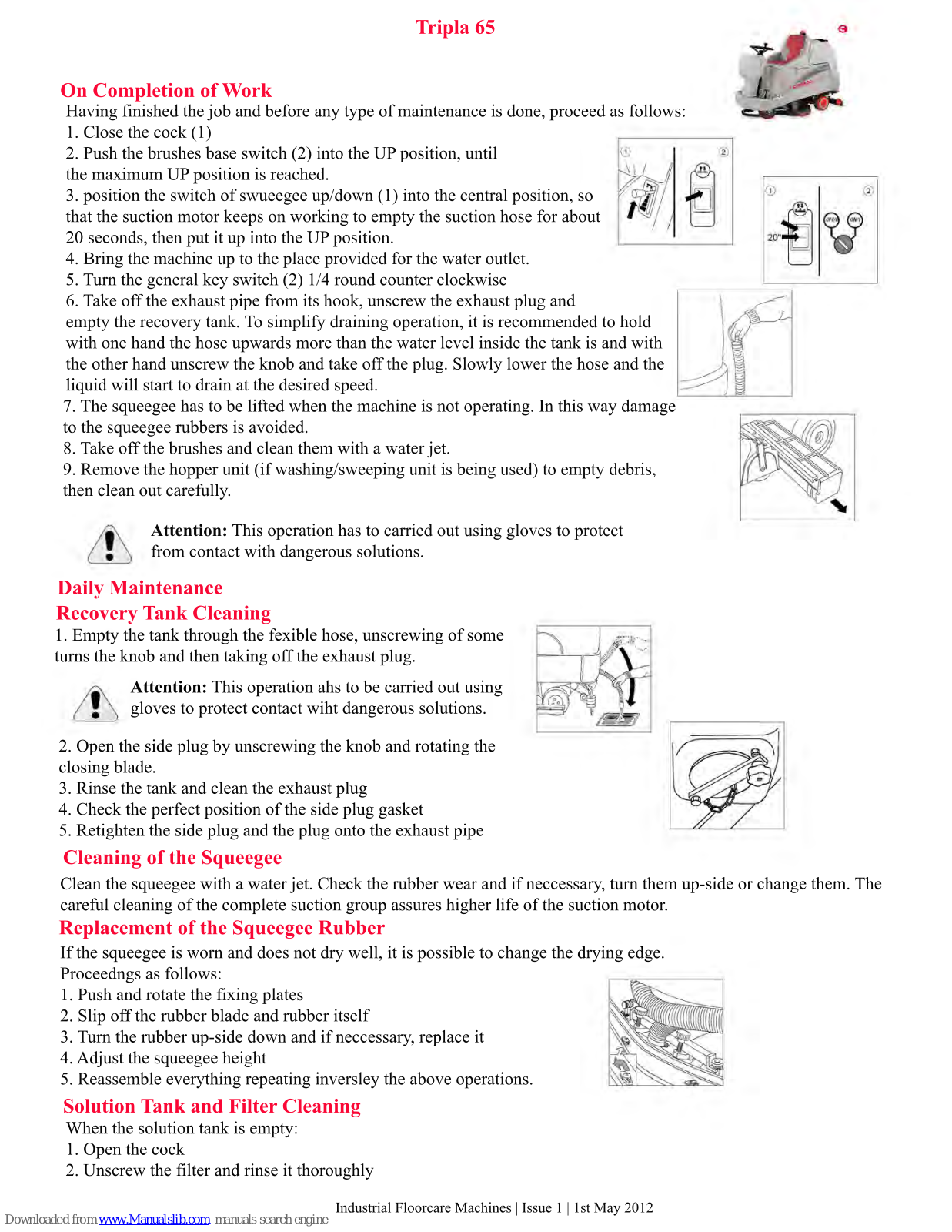 COMAC Tripla 65 User Manual - ManualMachine.com