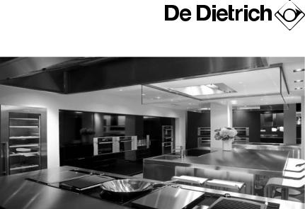 De dietrich DTE1197X User and installation Manual