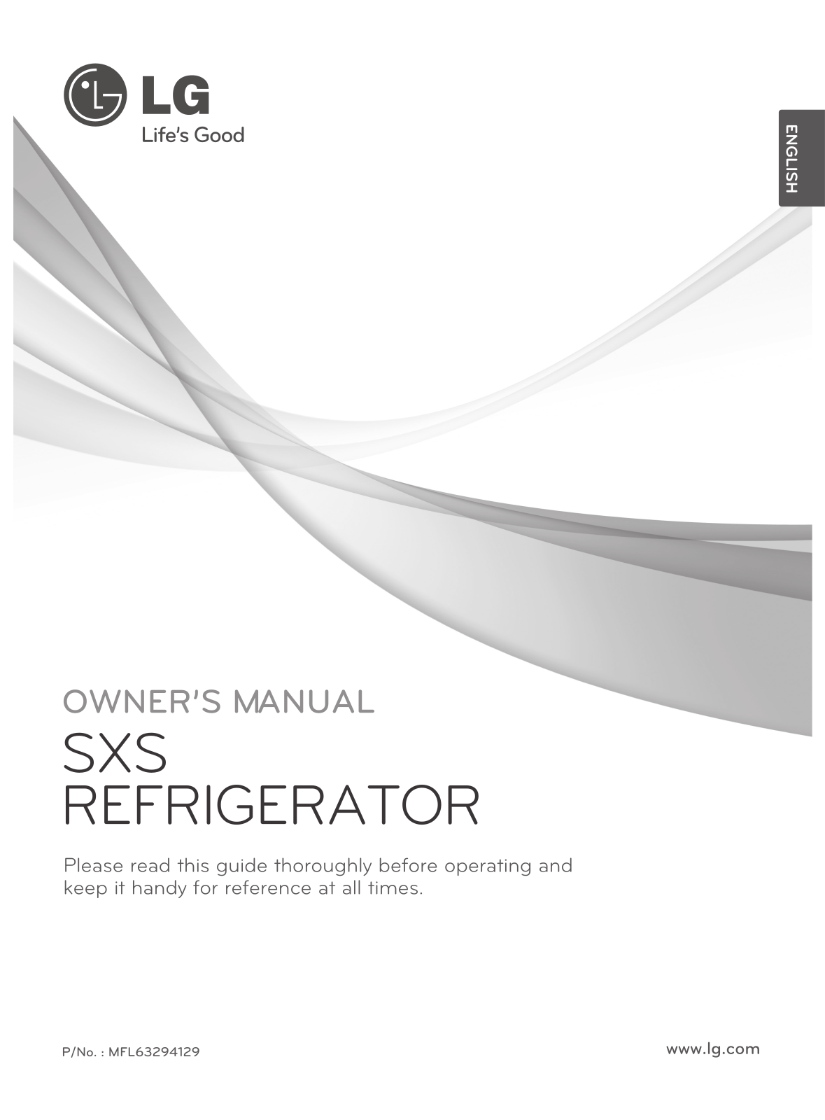 LG GR-P207BSKV Owner’s Manual