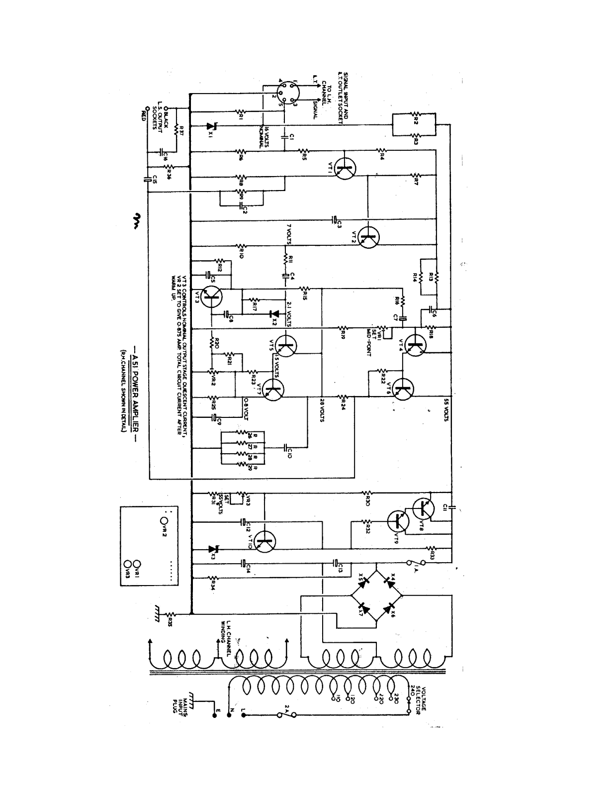 Sugden A-51 Schematic