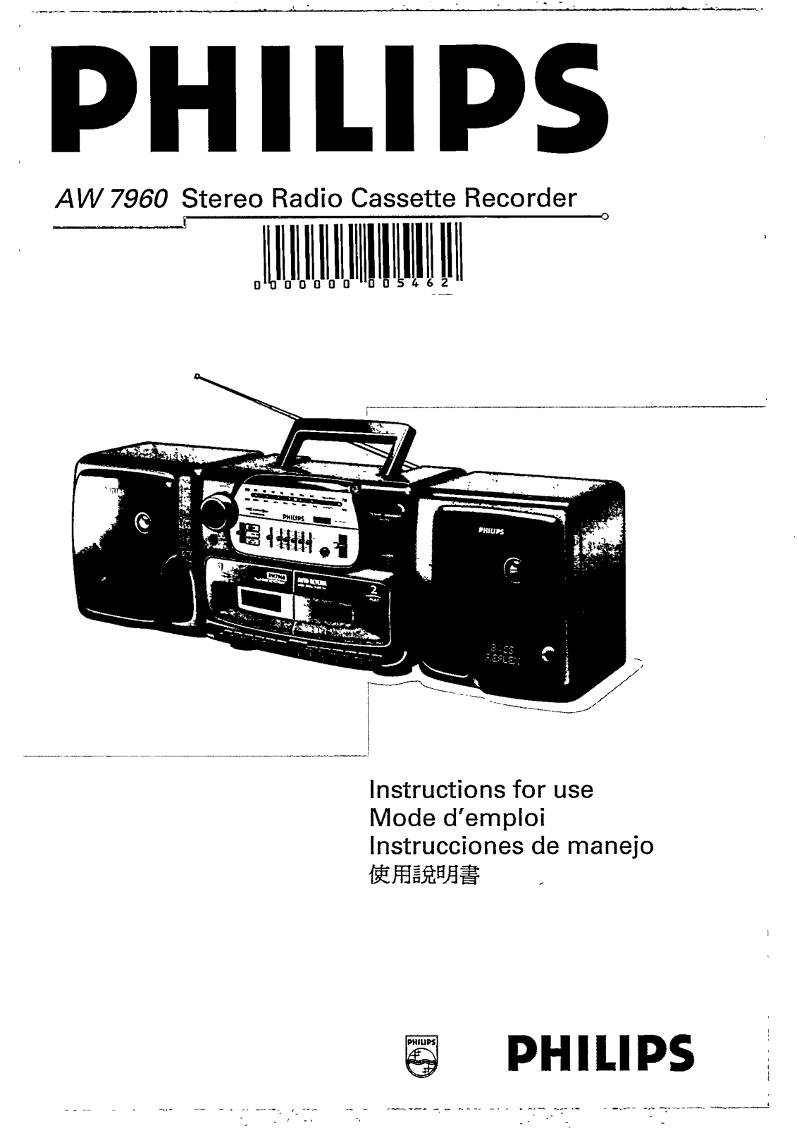 Philips AW 7960, AW 7960-01 User Manual