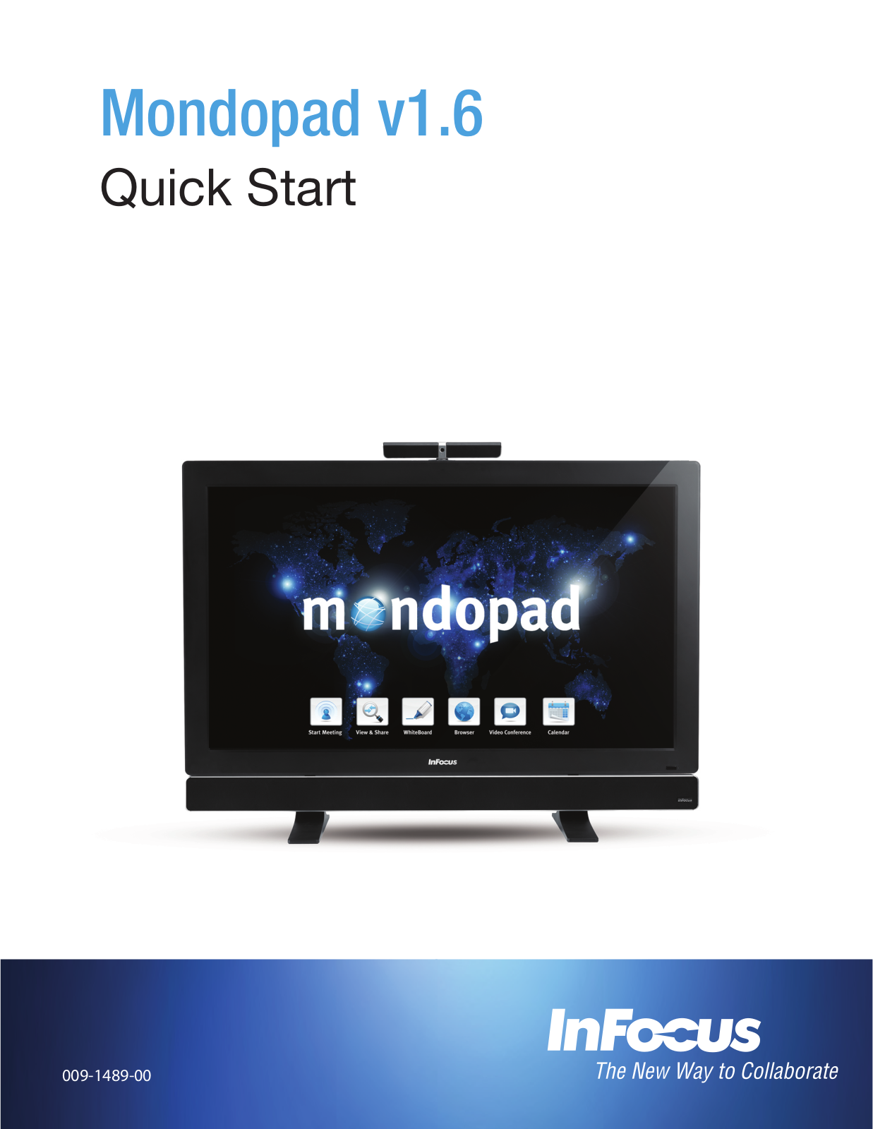 InFocus Mondopad v1.6 Quick Start Manual