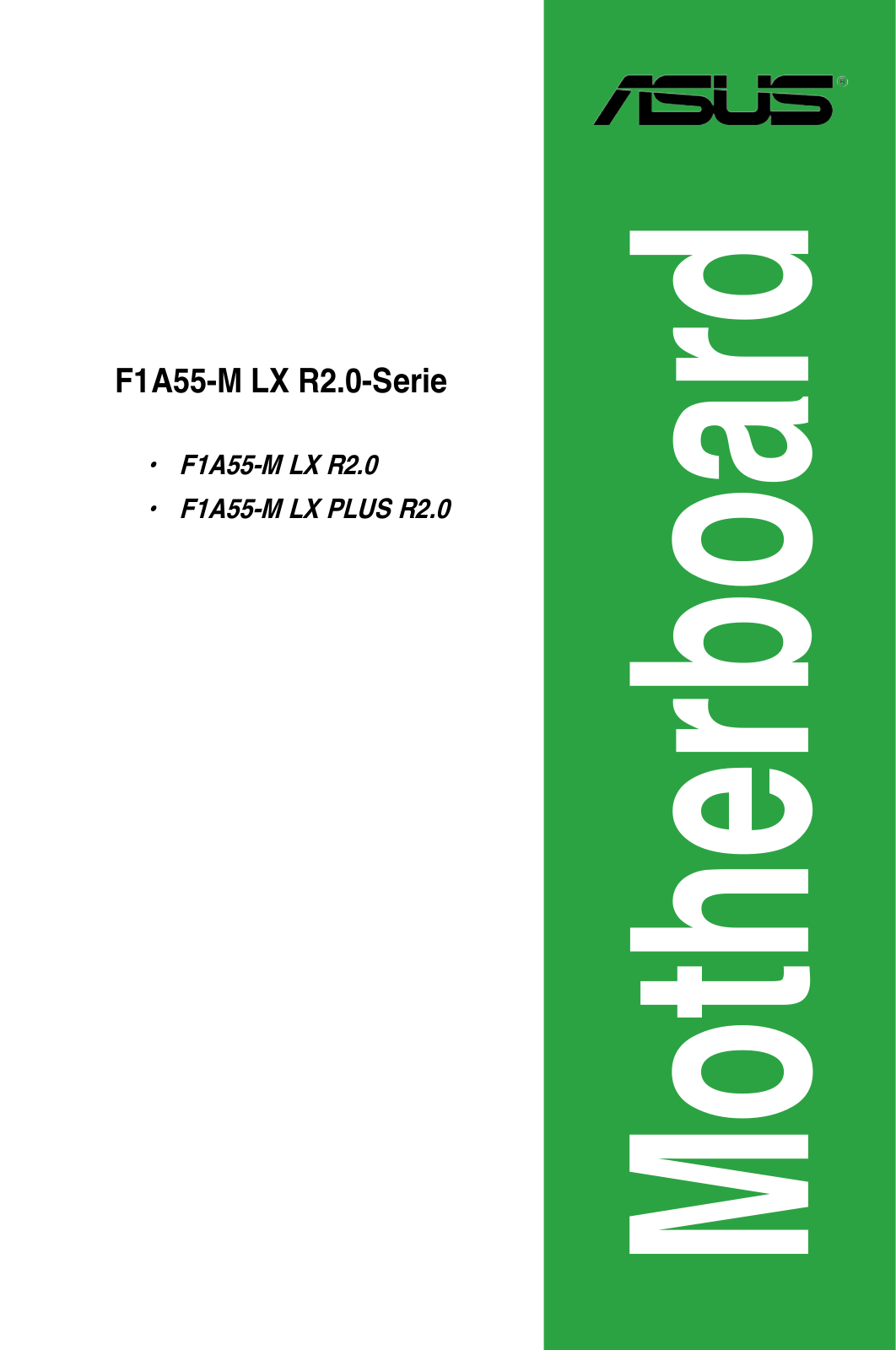 ASUS F1A55-M LX PLUS R2.0, G7344 User Manual