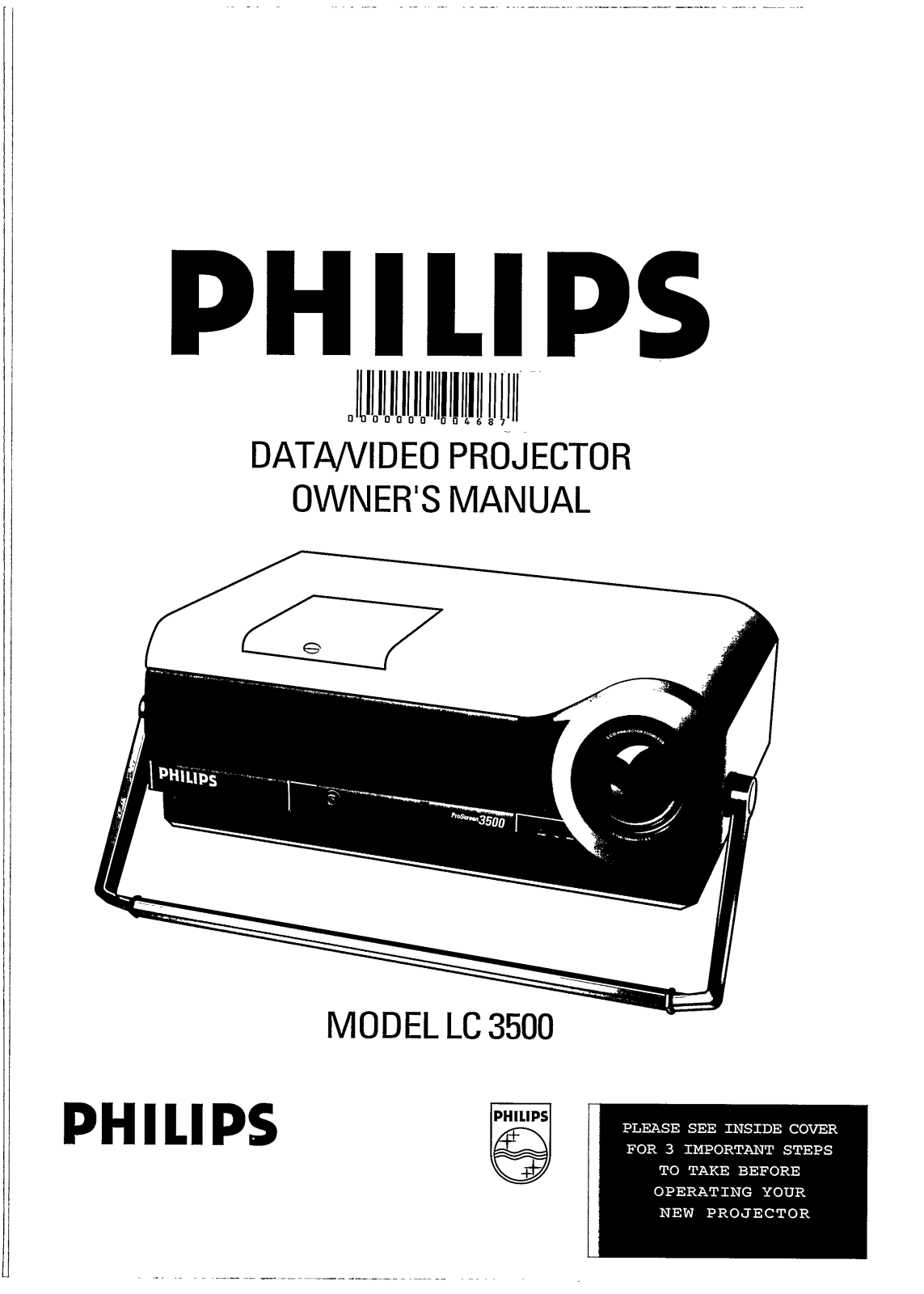 Philips LC-3500 User Manual