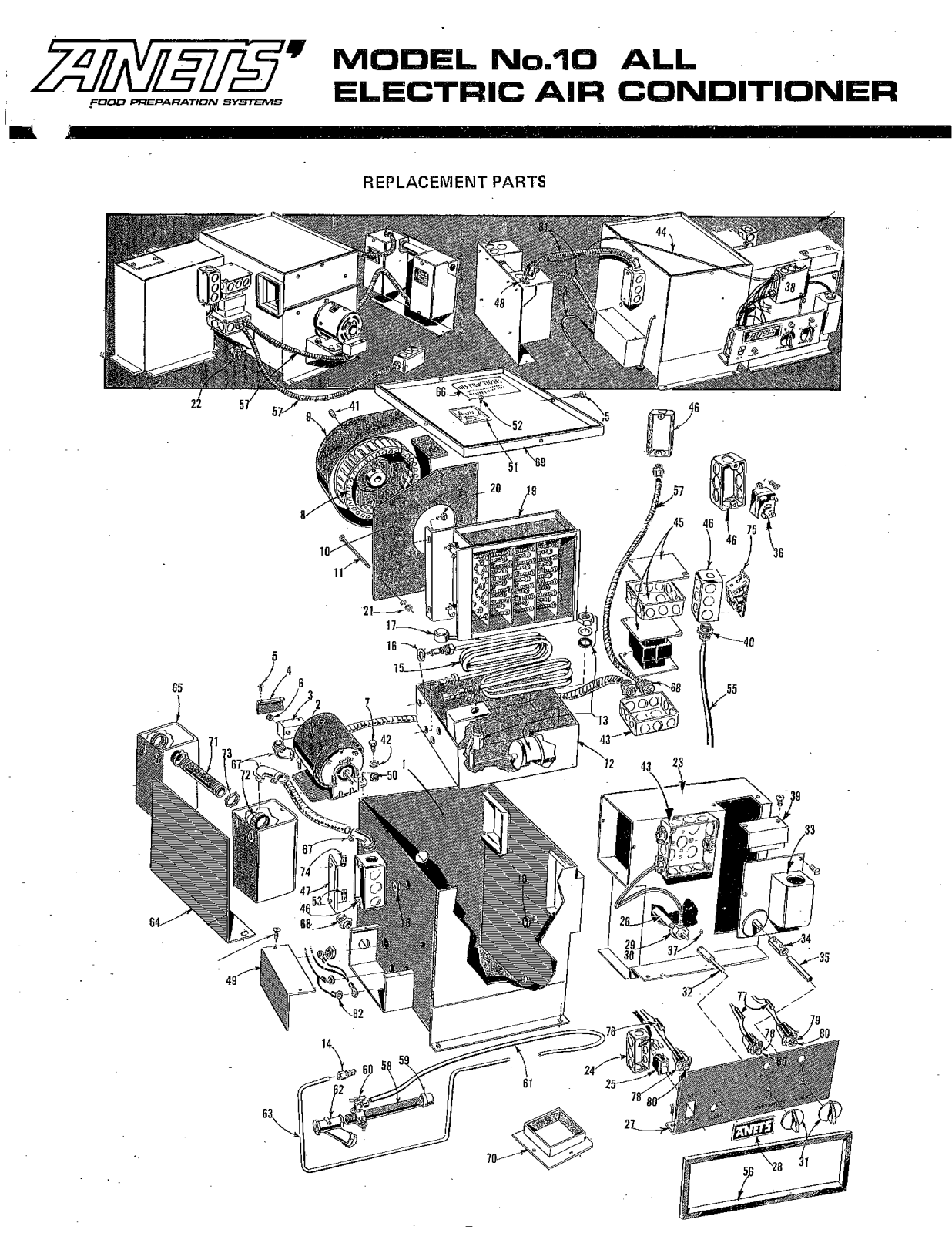 Anets 10 Parts List