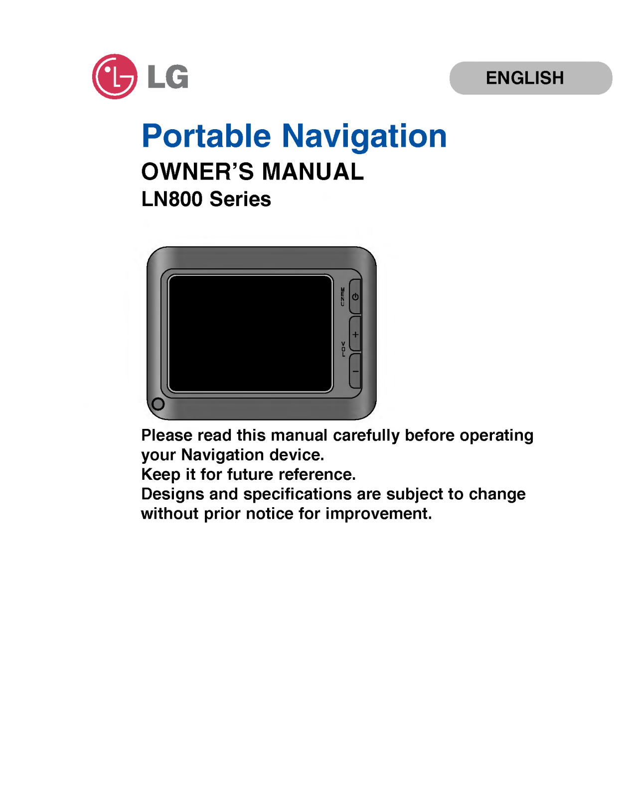 LG LN800 User Manual