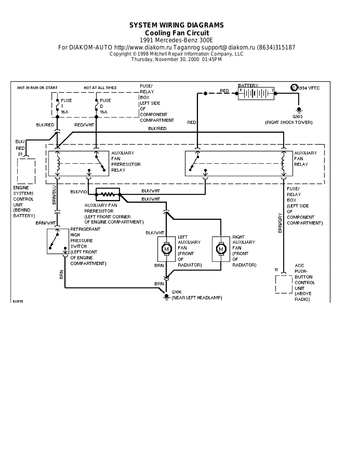 Mercedes 300 1991 User Manual